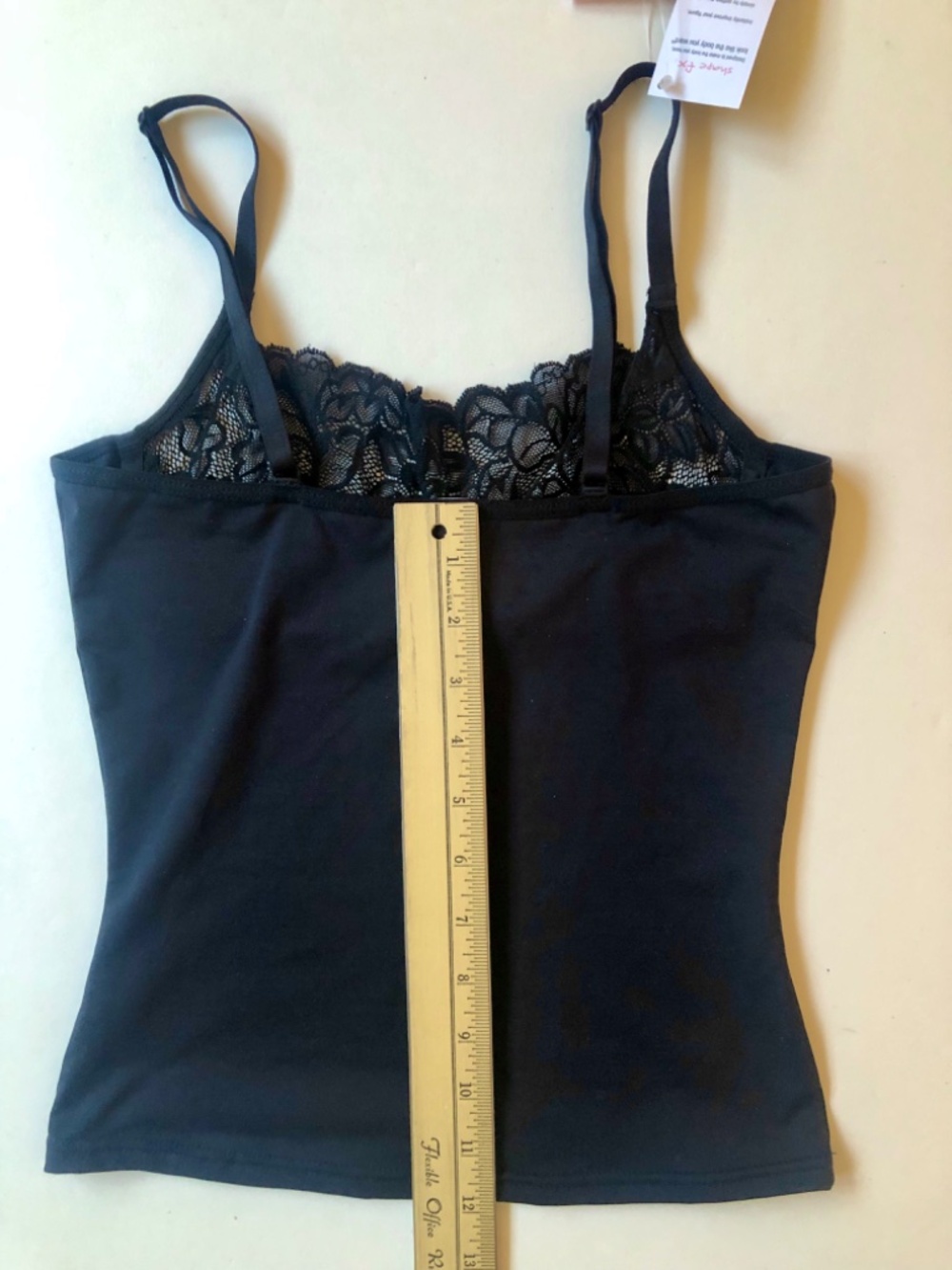 NWT Shape FX Lace Body Shaper Top, Black SM - Picture 2 of 6